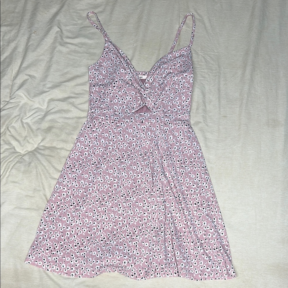 Floral Pink Summer Dress